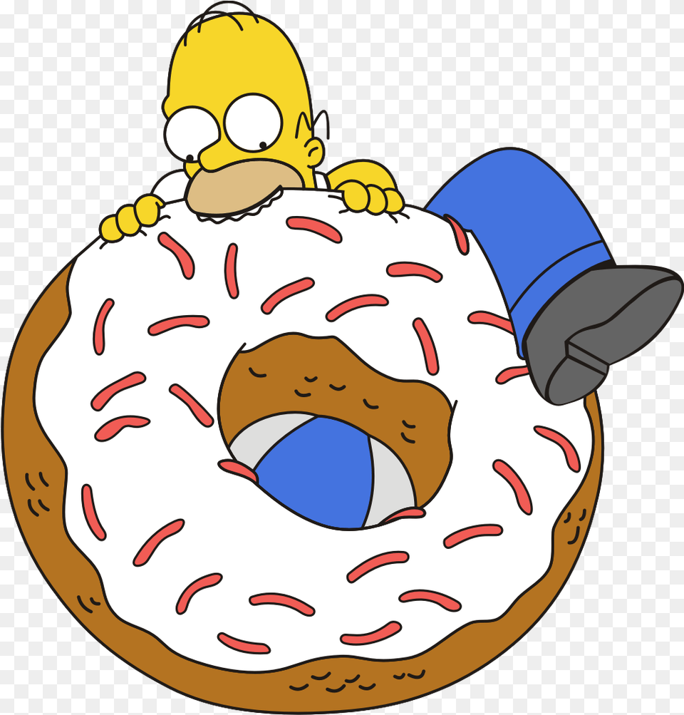 Homer Simpson Homer Donuts, Food, Sweets, Donut, Baby Free Transparent Png