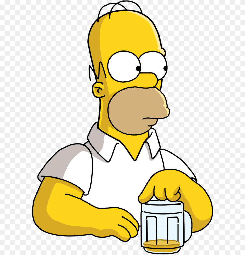 Homer Simpson Homer Simpson, Jar, Cartoon, Baby, Person Free Png