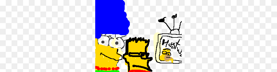 Homer Simpson On The Biggest Loser Show, Art, Person, Painting Png