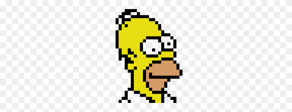 Homer Simpson Pixel Art Maker Png Image