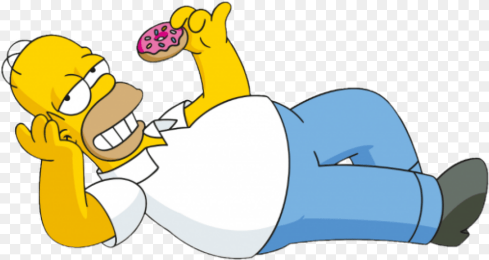 Homer Sticker Eat My Shorts Meme, Cartoon, Cream, Dessert, Food Free Transparent Png