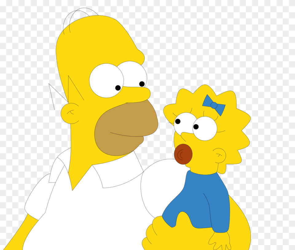 Homero Y Maggie, Baby, Person Free Png Download