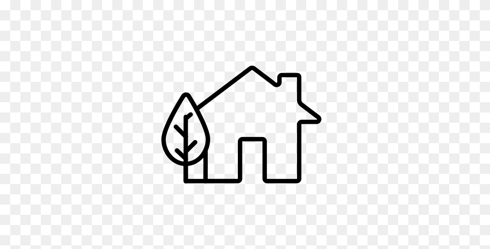 Homestead Icon With And Vector Format For Unlimited, Gray Png Image