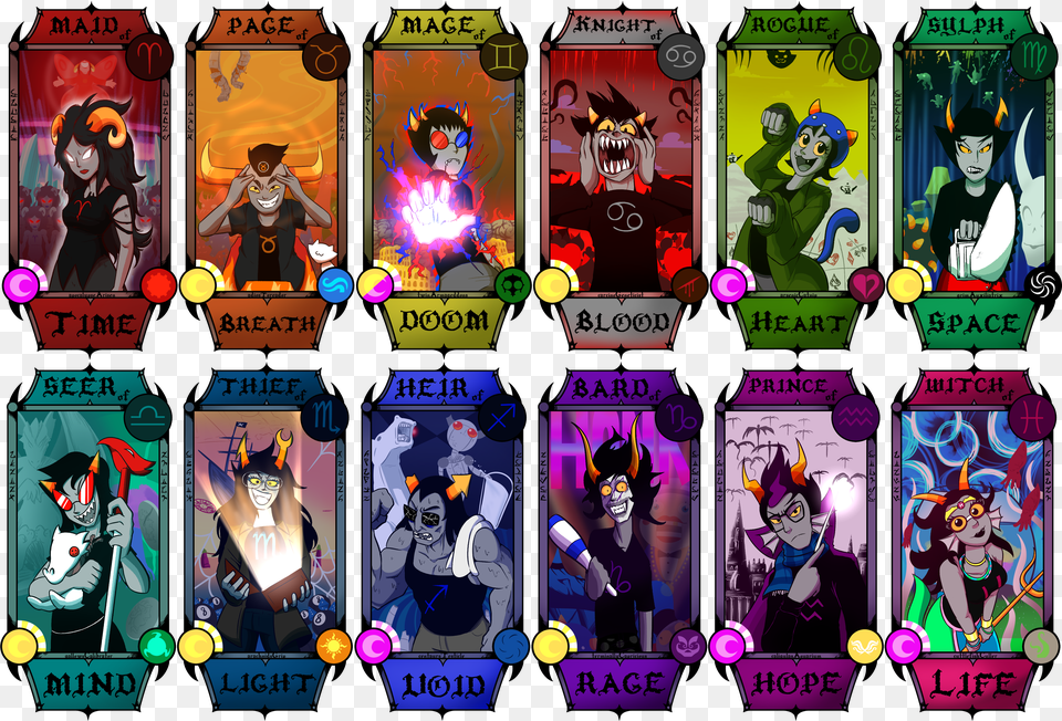 Homestuck Trolls By Burdrehnar Homestuck Heart And Hope Free Png Download