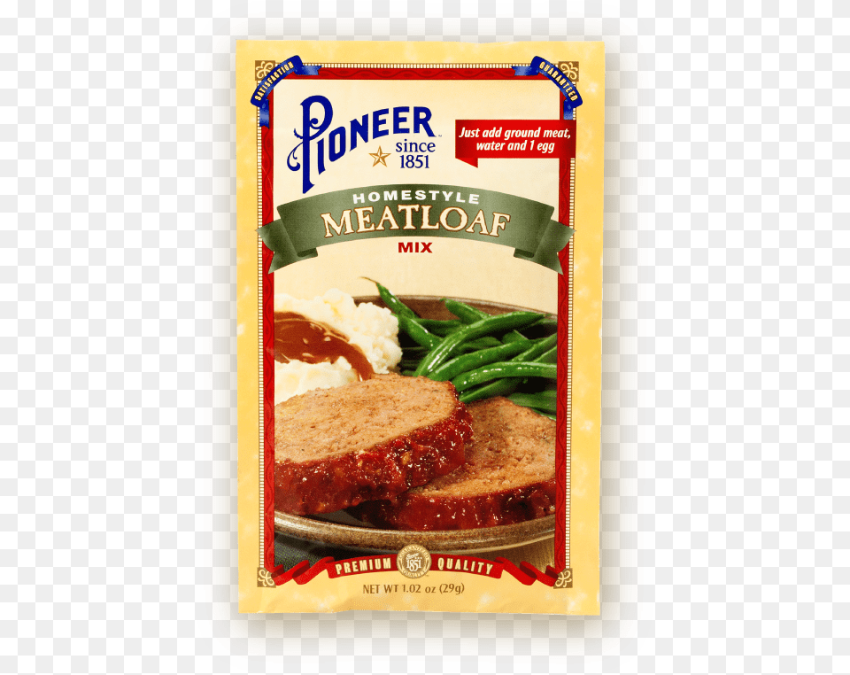 Homestule Meatloaf Mix 29g Pioneer Packaging Schnitzel, Food, Meat, Meat Loaf, Sandwich Png