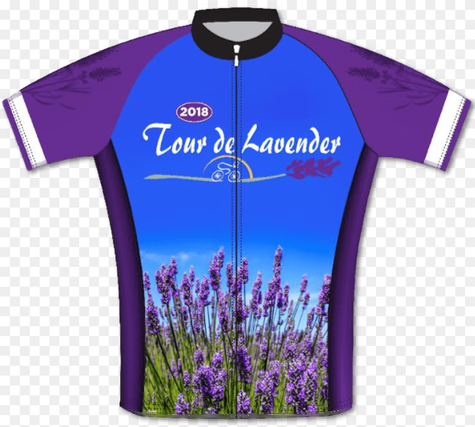 Hometour De Lavender Jersey Lavender Cycling Jersey, Clothing, Flower, Plant, Purple Free Transparent Png
