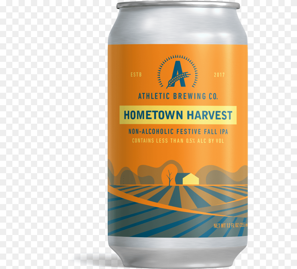 Hometown Harvest Can Athletic Brewing Run Wild Non Alcoholic Ipa, Alcohol, Beer, Beverage, Lager Free Png