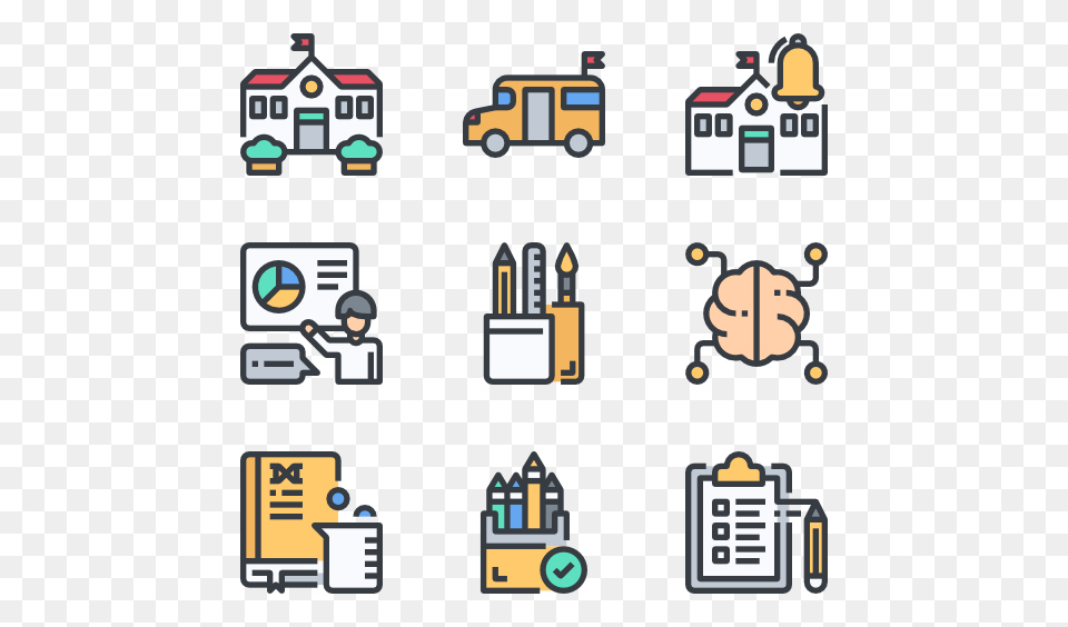 Homework Icons, Scoreboard, Machine, Wheel Free Png Download