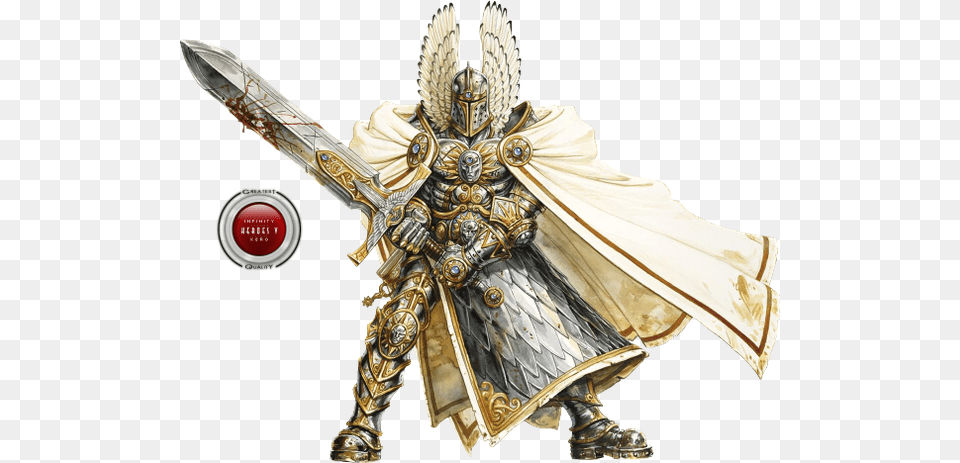 Homm, Knight, Person, Sword, Weapon Free Png