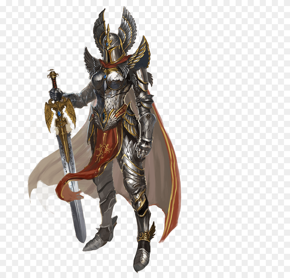 Homm, Person, Knight, Weapon, Sword Png Image