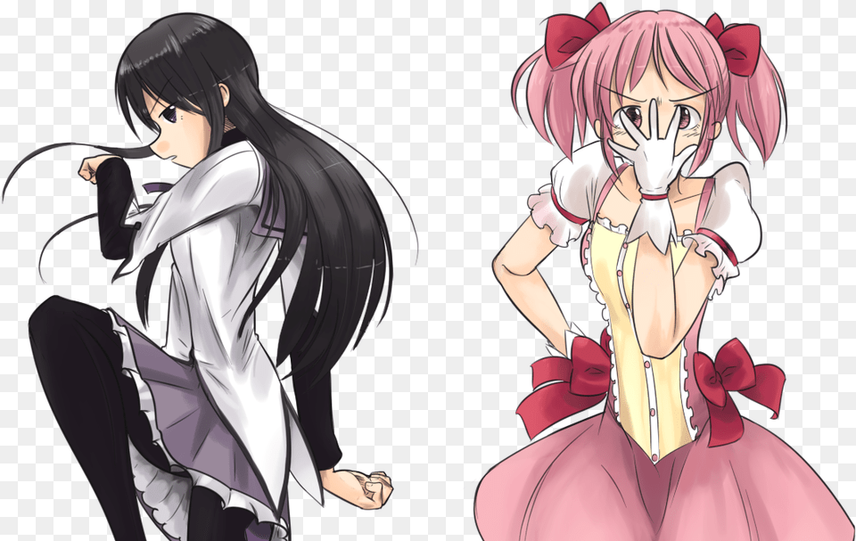 Homura Akemi Hair Clothing Human Hair Color Anime Pink Waifus Con Poses Jojo, Adult, Publication, Person, Female Free Png