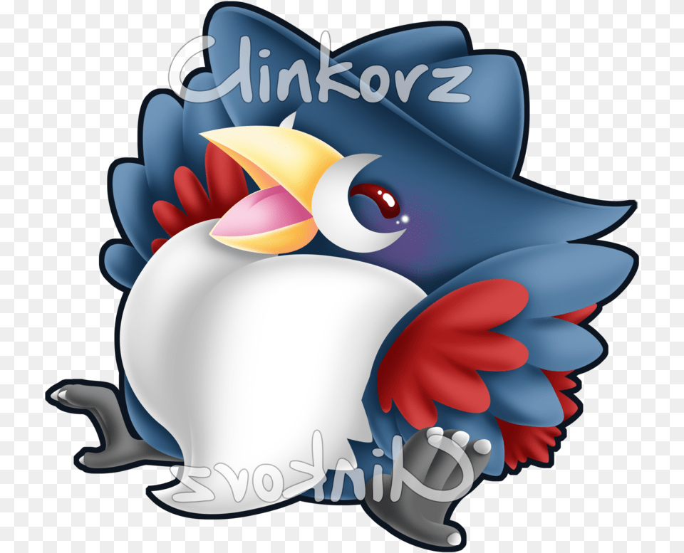 Honchkrow Blue Fat Bird Pokemon, Animal, Beak, Bonfire, Fire Free Png Download