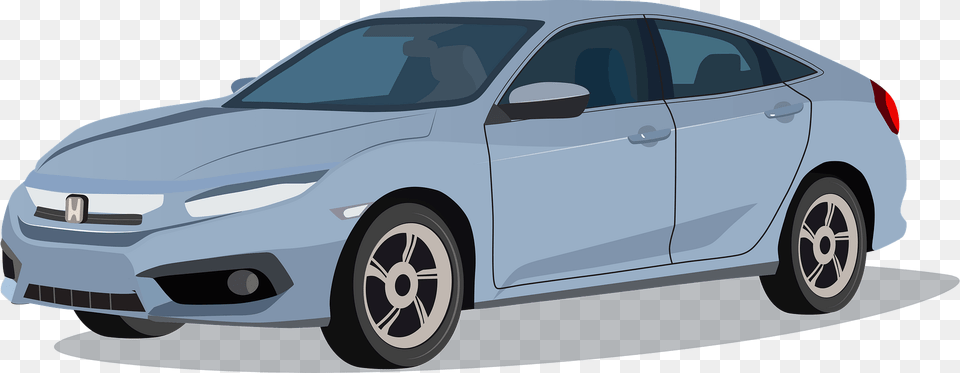 Honda Civic Clipart, Car, Vehicle, Coupe, Sedan Free Transparent Png