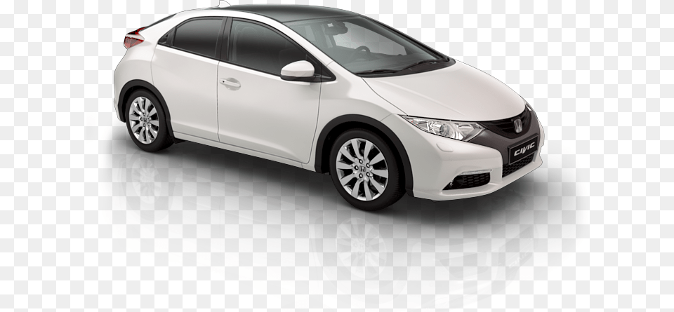 Honda Civic Electric Blue Car, Alloy Wheel, Vehicle, Transportation, Tire Png Image