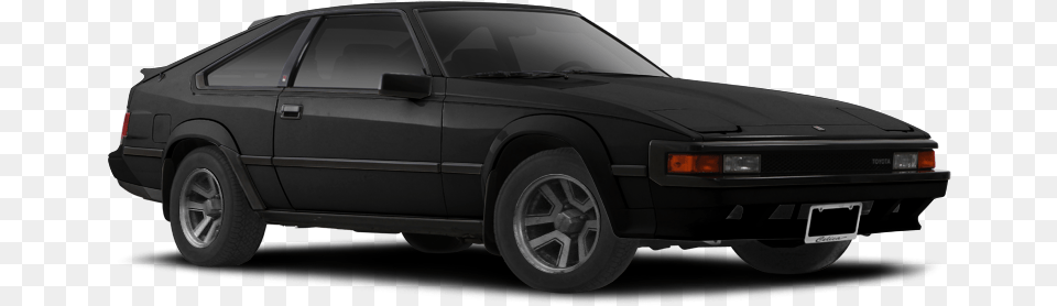 Honda Crx Del Sol Black, Wheel, Car, Vehicle, Coupe Png Image