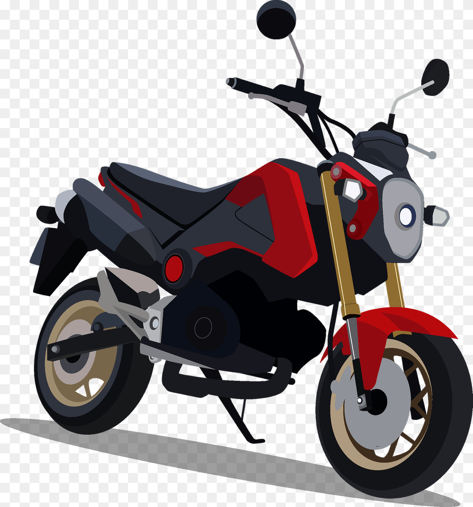 Honda Grom Clipart, Motor Scooter, Vehicle, Transportation, Moped Free Png