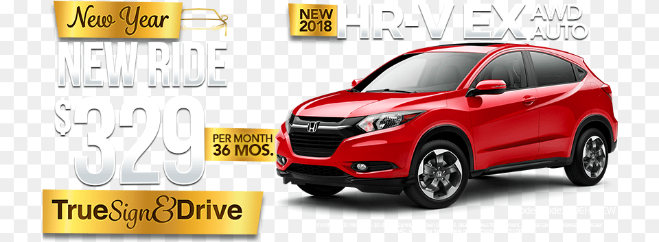 Honda Hrv Lx 2018, Advertisement, Vehicle, Car, Transportation Free Transparent Png