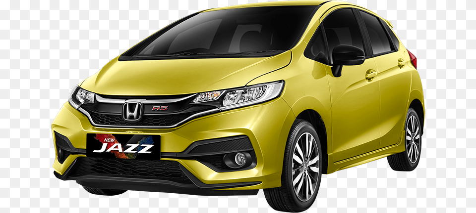 Honda Jazz Honda Jazz Rs Yellow 2018, Car, Suv, Transportation, Vehicle Free Png