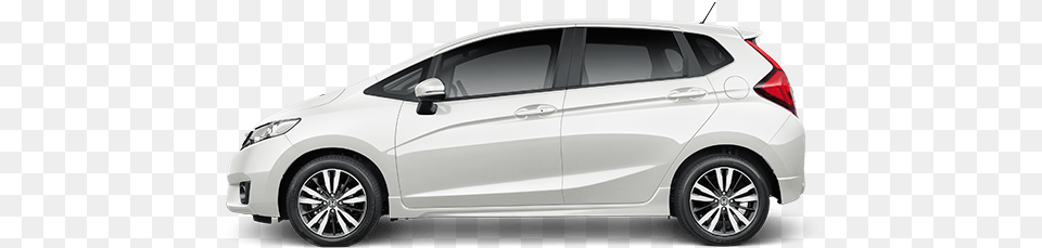 Honda Jazz Honda Jazz White Side, Transportation, Vehicle, Car, Machine Png