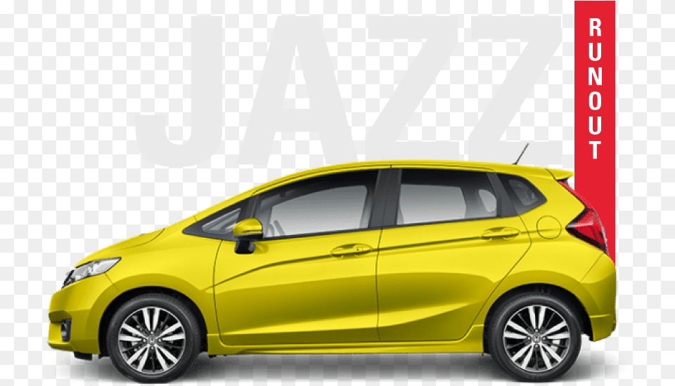 Honda Jazz Runout City Car, Alloy Wheel, Vehicle, Transportation, Tire Png