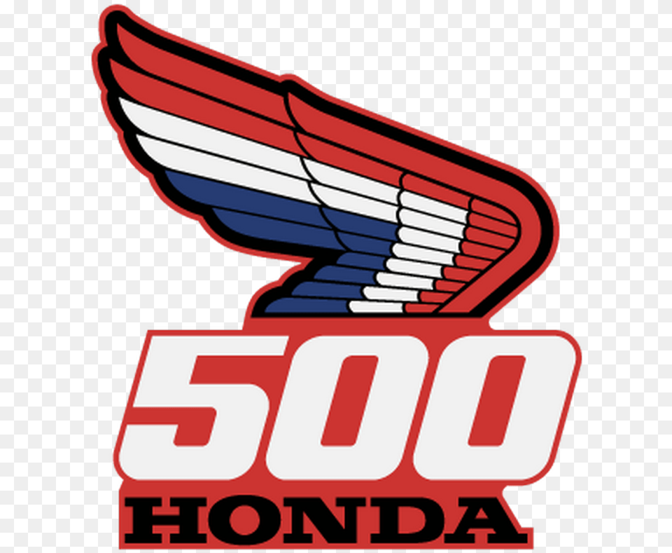 Honda Logo 500 Sticker Motorcycle Sticker, Advertisement, Poster, First Aid Free Transparent Png