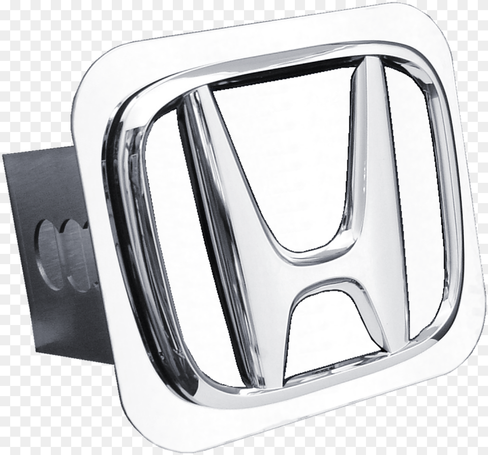 Honda Logo Chrome Stainless Steel Hitch Emblem, Accessories, Buckle, Car, Transportation Png Image