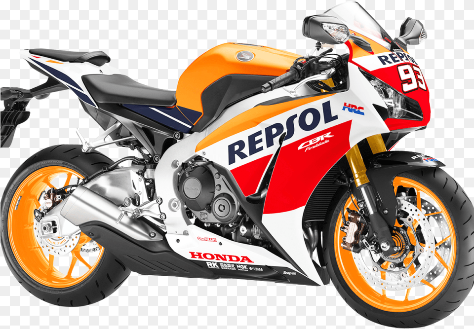 Honda Repsol Cbr1000rr Motorcycle Bike Cbr1000rr, Machine, Wheel, Spoke, Transportation Png Image