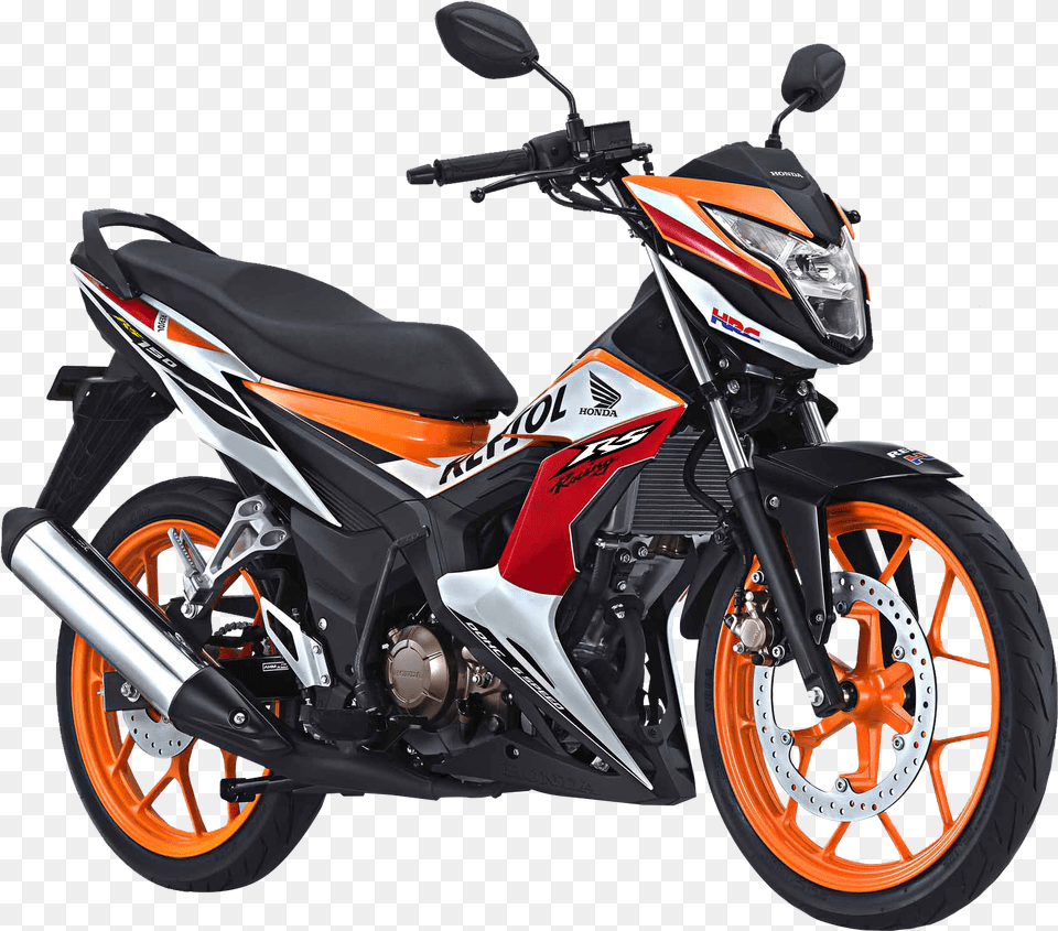 Honda Rs 150 Repsol, Motorcycle, Transportation, Vehicle, Machine Png Image