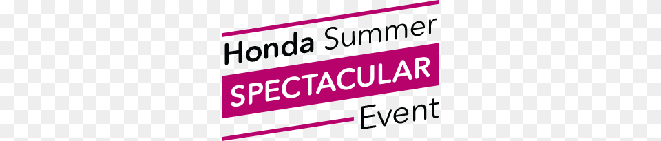 Honda Summer Spectacular Event Manchester Honda, Purple, Sticker, Text Png