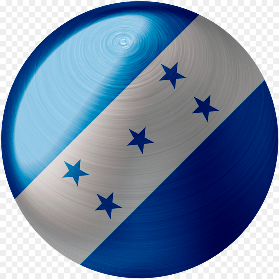 Honduras Flag Country National Symbol Nation Republic Of Madawaska Flag, Sphere, Logo, Badge Free Transparent Png
