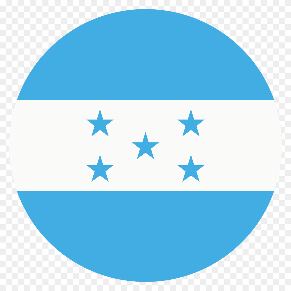 Honduras Flag Emoji Clipart, Star Symbol, Symbol, Nature, Outdoors Png