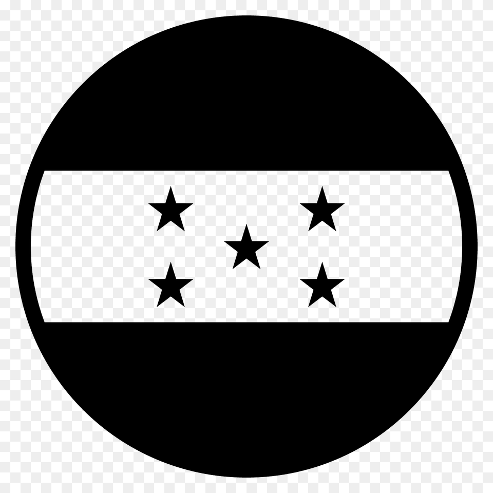 Honduras Flag Emoji Clipart, Symbol, Star Symbol Free Png