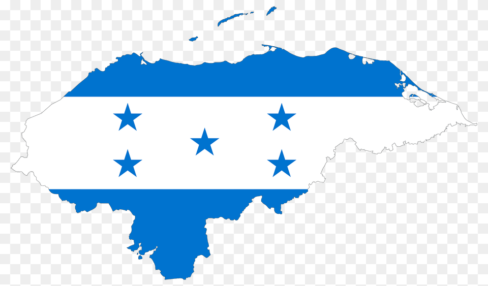 Honduras Map Flag Clipart, Water, Sea, Outdoors, Nature Free Transparent Png