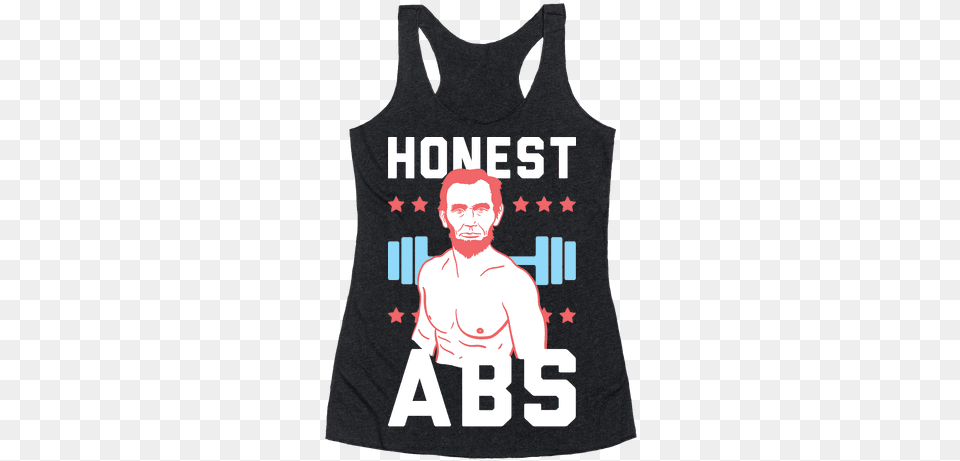 Honest Abs Racerback Tank Top Equal Rights For Blacks And Whites, Clothing, Tank Top, Adult, Male Png Image
