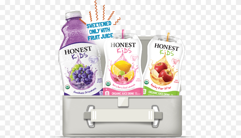 Honest Kids Organic Juice Drinks Are A Perfect Addition Honest Kids 8 Pack Kids Drink 95 Organic Good, Beverage, Apple, Food, Fruit Free Png Download