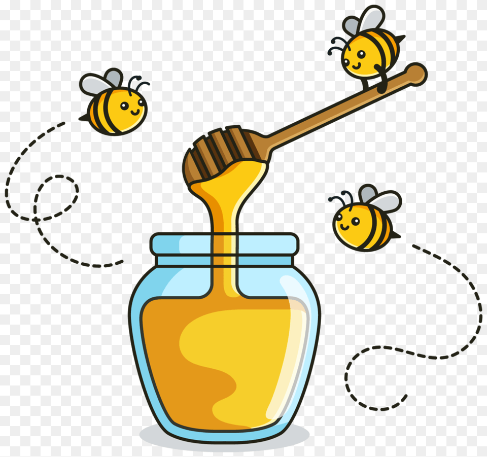 Honey, Food, Jar Free Png Download