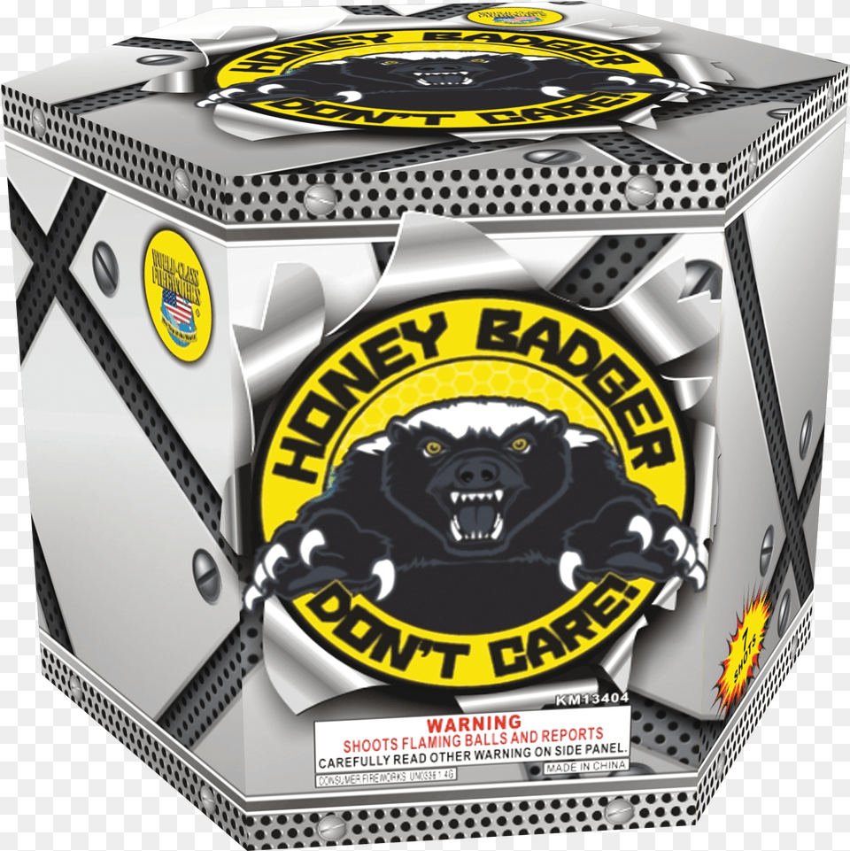 Honey Badger Firework, Box, Logo, Animal, Canine Free Png Download