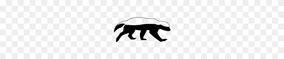 Honey Badger Icons Noun Project, Gray Png Image