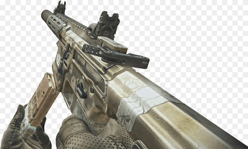 Honey Badger Reloading Codg Call Of Duty, Firearm, Gun, Rifle, Weapon Png Image