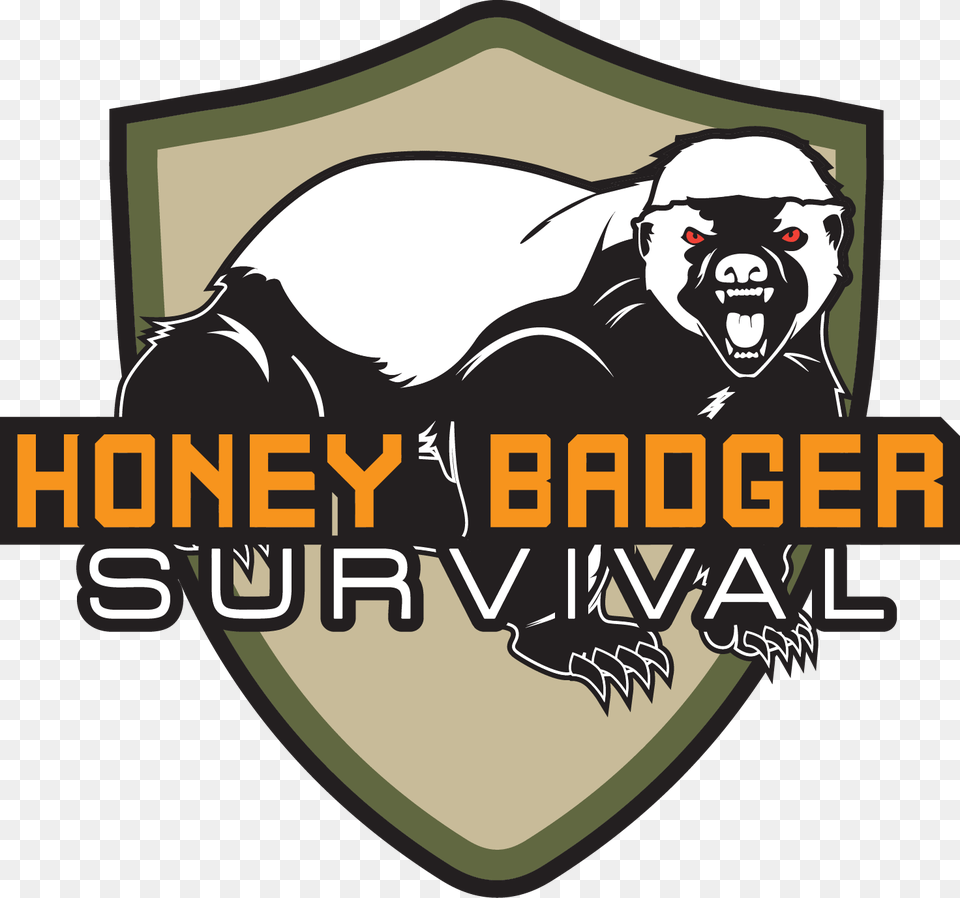 Honey Badger Survival, Logo, Person, Man, Male Free Png