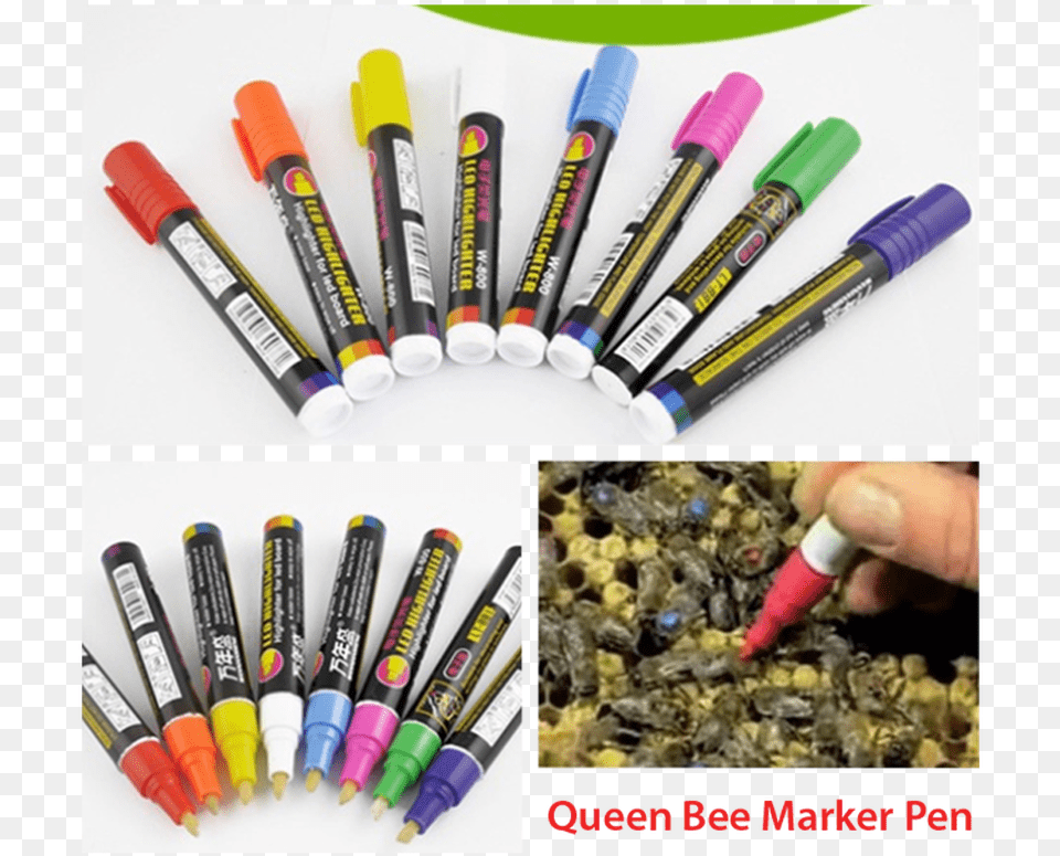 Honey Bee Beekeeping Marker Pens 8 Colors Art, Pen Free Transparent Png