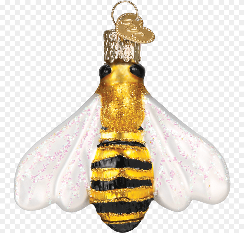 Honey Bee Christmas Ornament, Animal, Insect, Invertebrate, Wasp Free Transparent Png