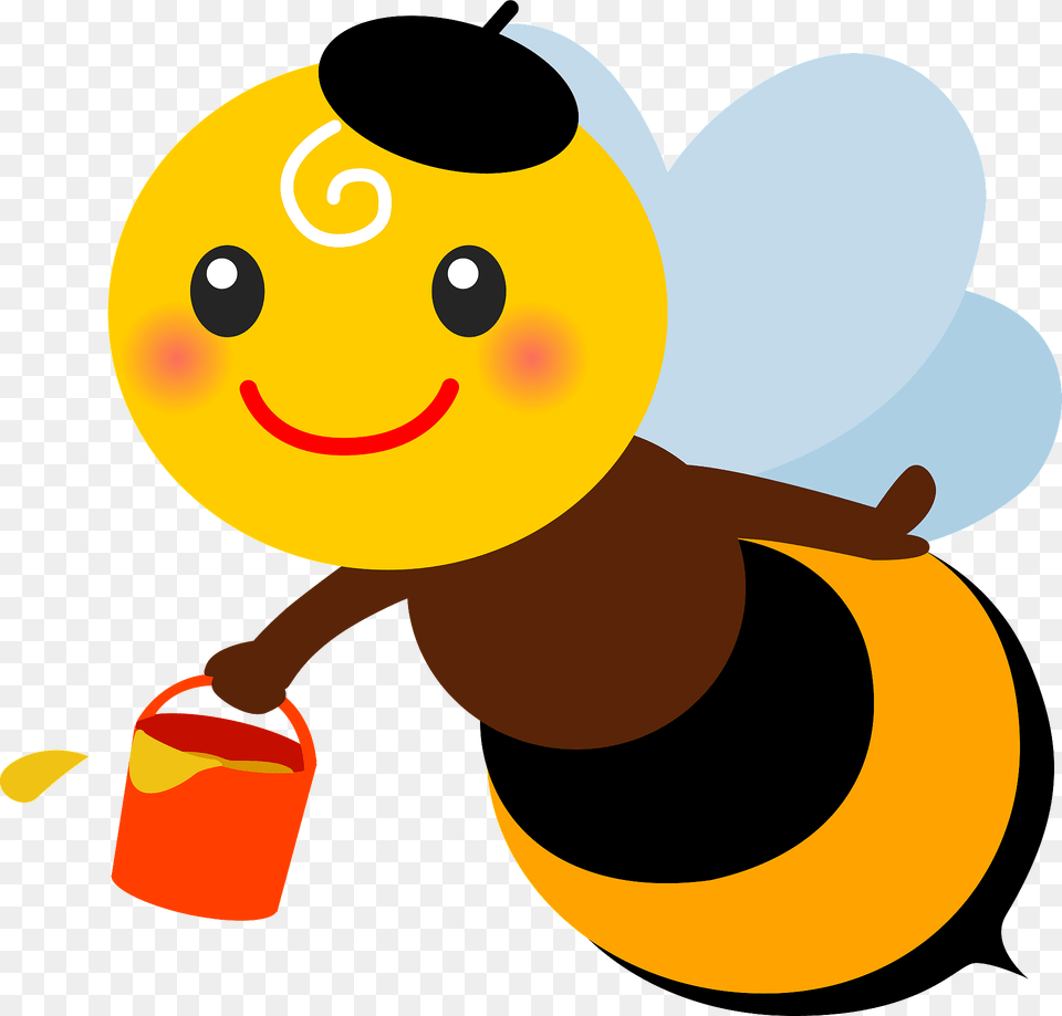 Honey Bee Clipart, Animal, Honey Bee, Insect, Invertebrate Png Image