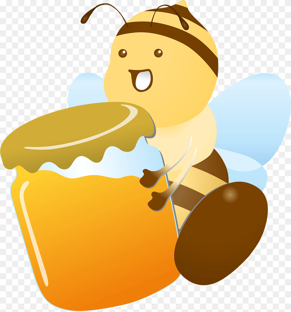 Honey Bee Clipart, Jar, Snowman, Snow, Outdoors Free Png Download