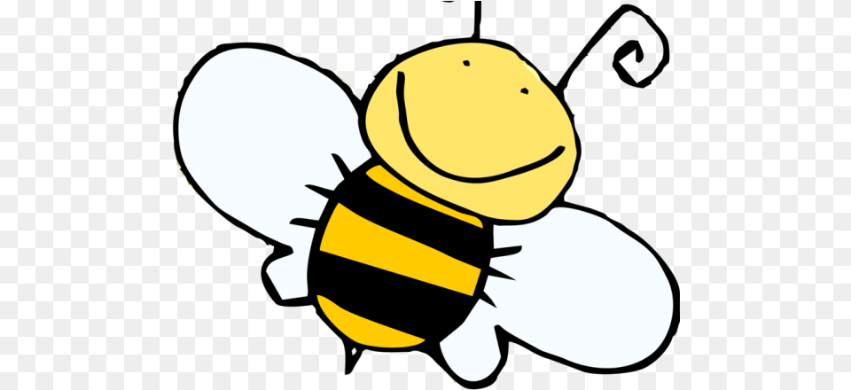 Honey Bee Clipart Cartoon Transparent Background Bee, Animal, Invertebrate, Insect, Honey Bee Free Png Download