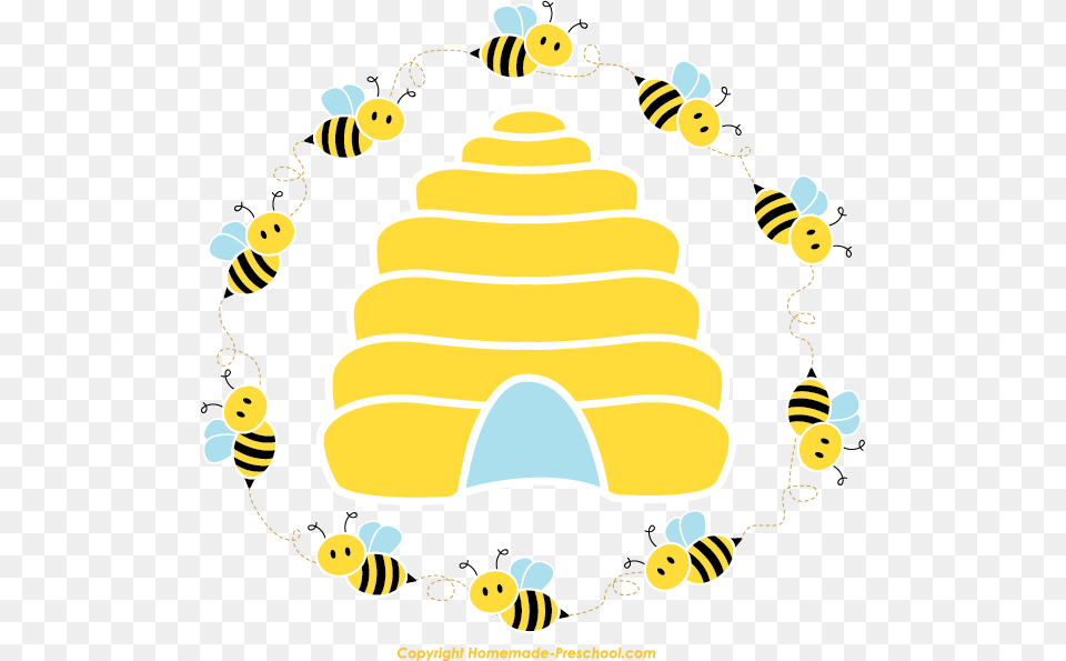 Honey Bee Hive Clip Art, Nature, Outdoors, Snow Free Png