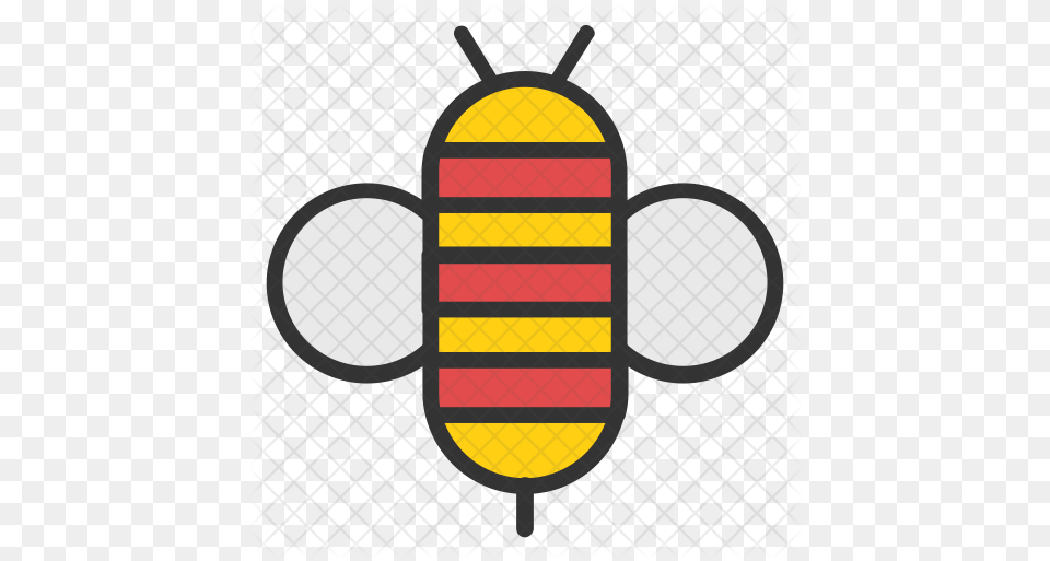 Honey Bee Icon Honeybee, Food, Cross, Symbol Png Image