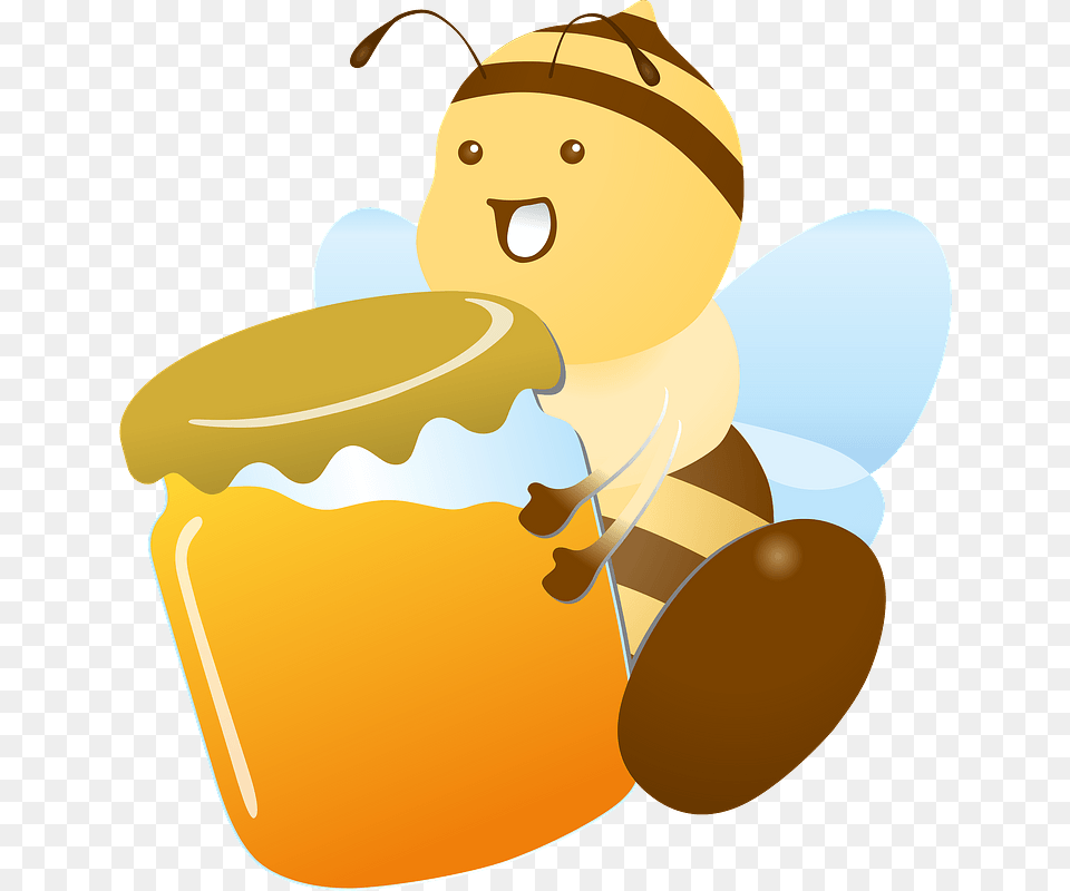 Honey Bee Insect Clipart Illustration, Jar, Animal, Invertebrate, Honey Bee Free Transparent Png