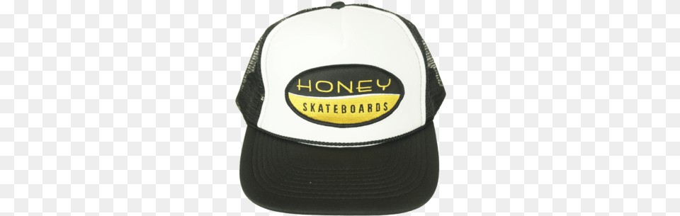 Honey Brand Logo Patch Trucker Hat Baseball Cap, Baseball Cap, Clothing, Hardhat, Helmet Png Image