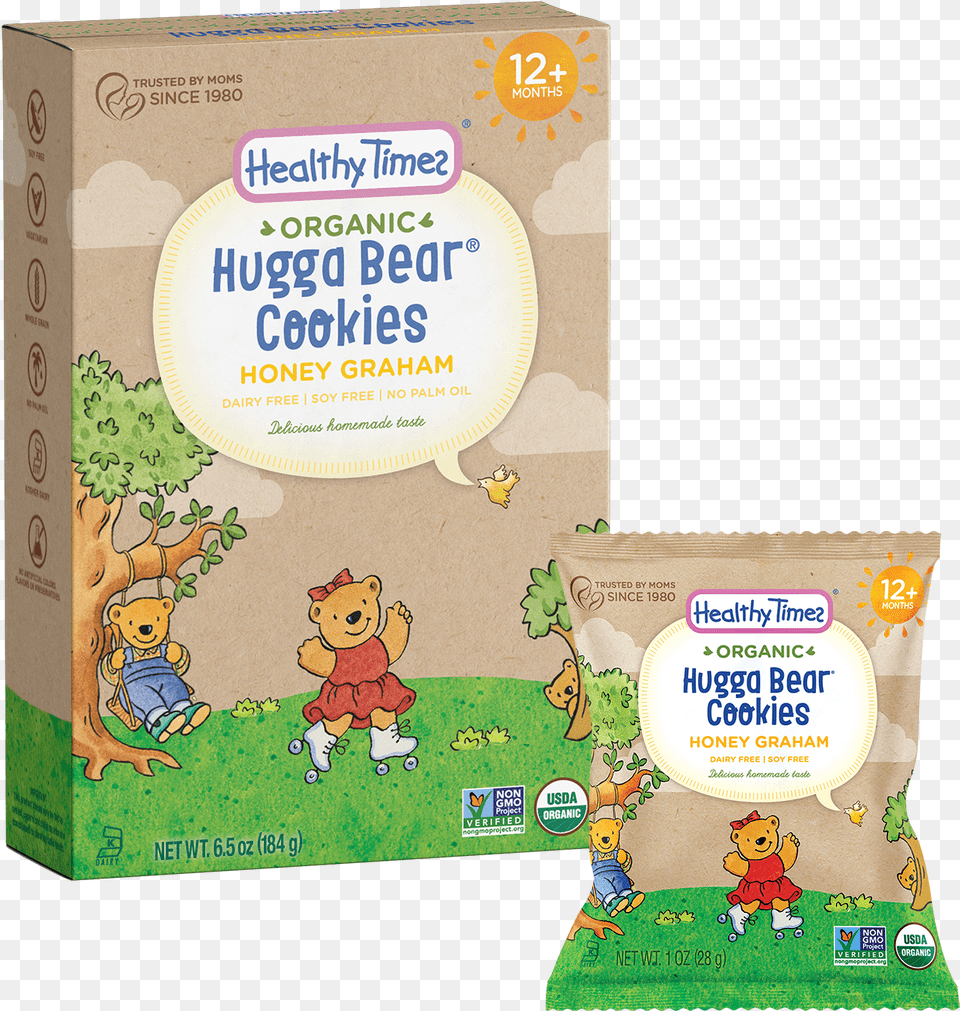 Honey Graham Hugga Bear Cookies Image Healthy Times, Baby, Person, Food, Sweets Png